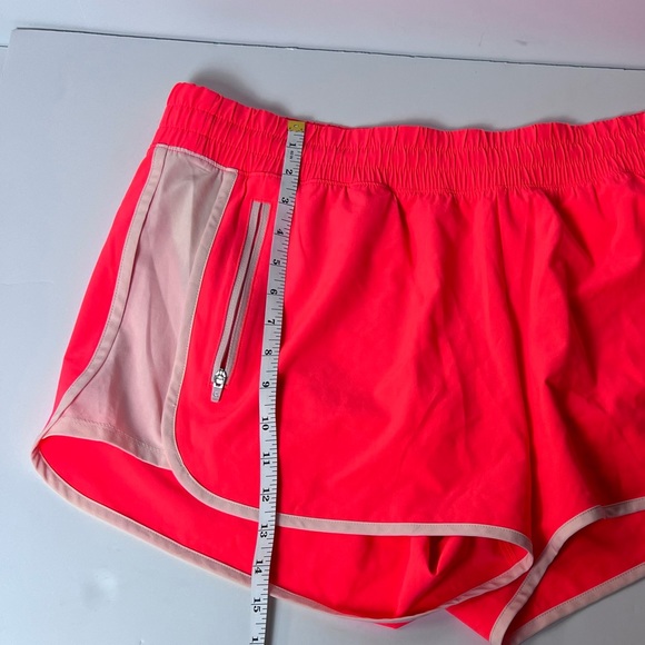 GapFit Women’s XL Athletic Shorts with Zippered Pocket - Neon Workout Shorts - Picture 7 of 7